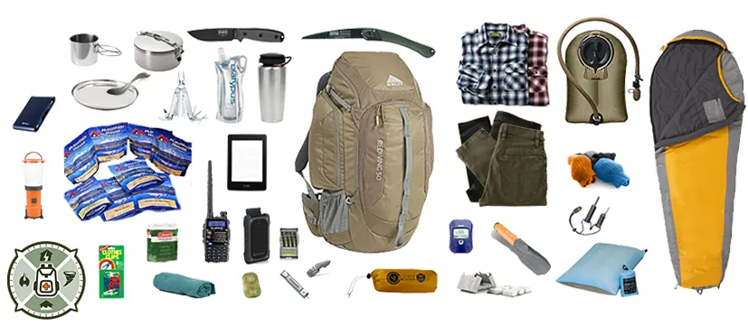 Military Gear Bugout Bag Survival Kit Camping Safety & Survival Equipment